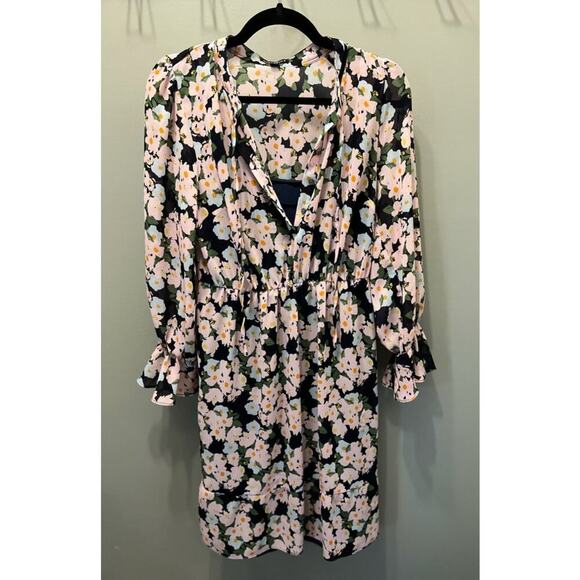 J. Crew Floral Dress with Slip - Women's Size Small - Picture 1 of 11